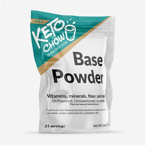 keto chow base powder|Keto Chow Elite Kit 